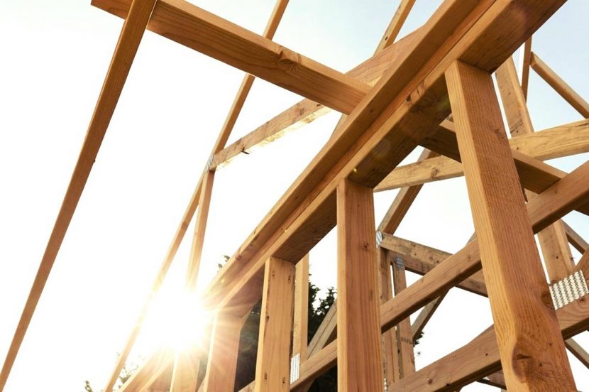 Estructura de entramado ligero de madera
